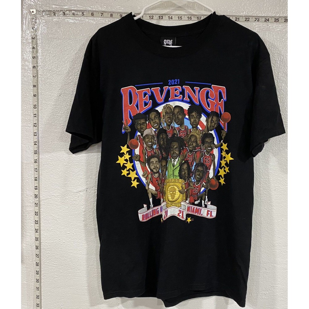 2021 Revenge Rolling Loud Double Sided Character T Shirt Size Large Made In USA